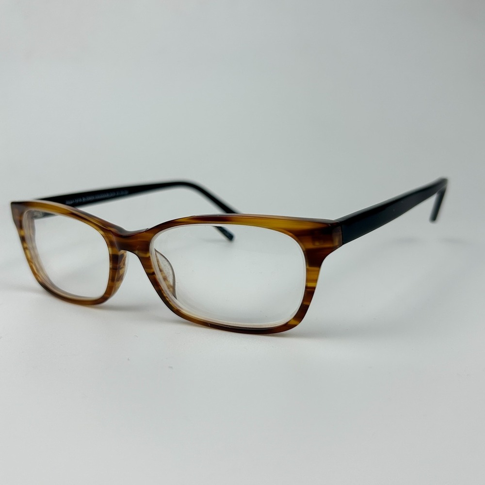 Heart 1219 Blonde Havana Womens Eyeglasses Black Tortoise Full Rim 51-15-140 mm